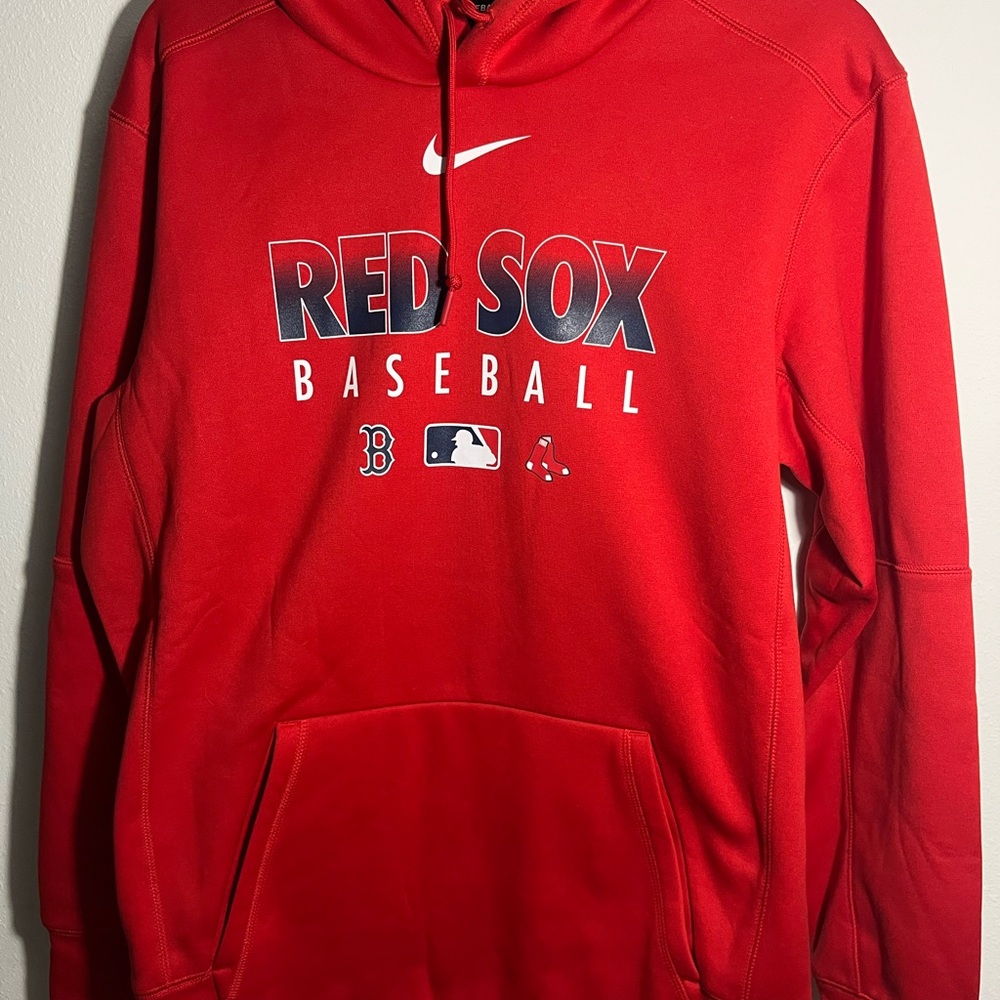 Boston Red Sox Nike Authentic Collection Performance Pullover Hoodie MLB